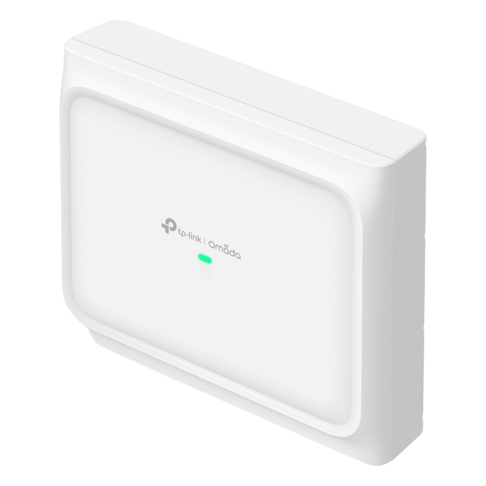 Punto de Acceso Exterior WiFi 6  AX3000 / 2402 Mbps 5 GHz + 574 Mbps 2.4 GHz / Antenas Direccionales 8-10 dBi / IP68 -30°C a +70°C / 802.11k/v/r Roaming / PoE+ / Cloud Omada