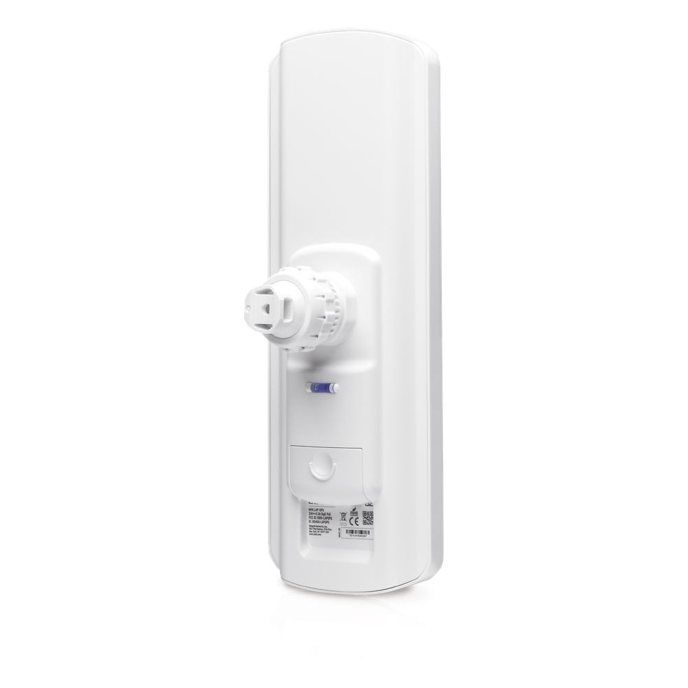 Estación Base 2x2 MIMO airMAX LiteAP AC hasta 450 Mbps, 5 GHz (5150 - 5875 MHz) con antena integrada de 17 dBi y cobertura de 90 grados con GPS Sync