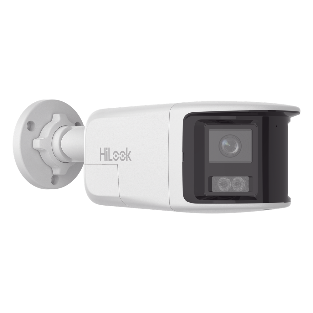 [Dual Light] Bala IP 6 Megapixel / Imagen Panorámica 180°/ PoE / Micrófono y Bocina Integrado / Exterior IP67 / Audio Bidireccional / Alarma Visual y Auditiva Integrada / Smart Supplement Light / Micro SD 512 GB