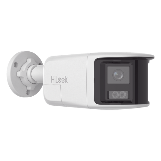 [Dual Light] Bala IP 6 Megapixel / Imagen Panorámica 180°/ PoE / Micrófono y Bocina Integrado / Exterior IP67 / Audio Bidireccional / Alarma Visual y Auditiva Integrada / Smart Supplement Light / Micro SD 512 GB