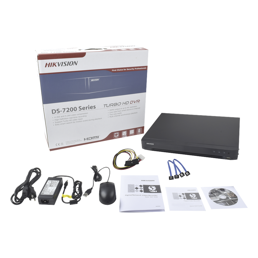[Audio Bidireccional] DVR 32 Canales TurboHD + 8 Canales IP / 5 Megapixel Lite - 3K Lite / Acusense / Reconocimiento Facial  / Audio por Coaxitron / 2 Bahías de Disco Duro / H.265+ / Salida de Video en Full HD