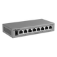 Switch Gigabit Smart Cloud-Managed / 8 Puertos 10/100/1000BASE-T / Capa 2 / Switching 16 Gbps / AI-Powered Failover / Modo CCTV Un-Click / Gestión Cloud Ruijie & App Reyee / Diseño Fanless / Gabinete Metal / Protección Surge 6 kV