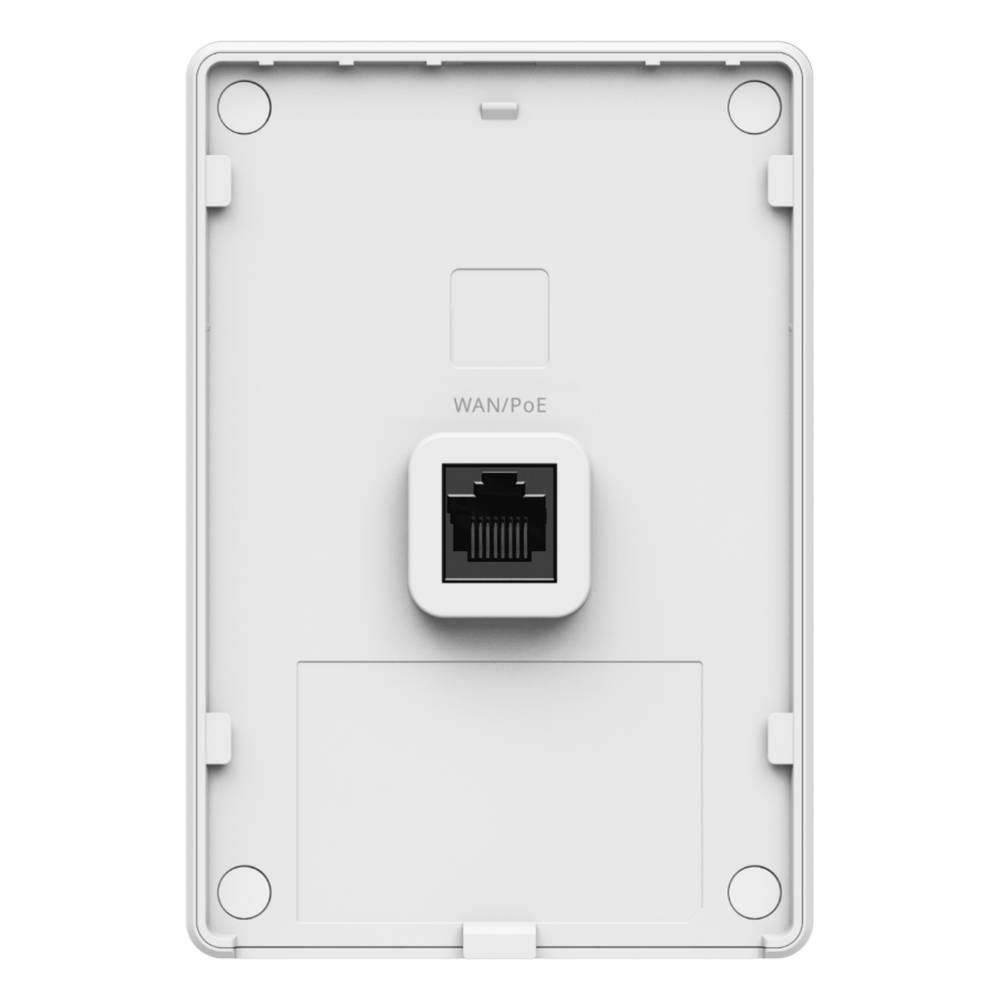 Punto de Acceso Mesh Wi-Fi 6 para interior en pared, hasta 320 usuarios ideal para Hotelería u Oficina.