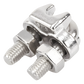 Nudo/ Perro/ Abrazadera Acero Forjado para Cable de 5/16", Acero Inoxidable.