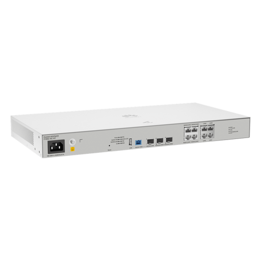 OLT Mini FTTh eKit 2 Puertos GPON (Incluye módulos C+) + 1 Puerto Uplink XGS-PON + 4 Puertos WAN/LAN Gigabit + 4 Puertos LAN Gigabit  / All-In-One (Router, Switch, OLT, Controladora) / Libre de licenciamiento