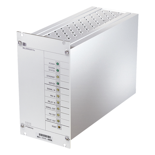 Interfaz Millennium IP para gestión de avisos y música por redes Ethernet por Streaming