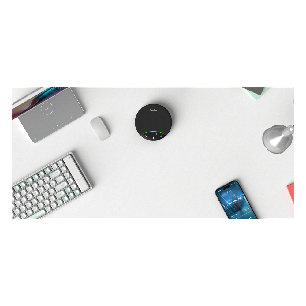 Altavoz USB SP92 de Yealink para Conferencias con Reducción de Ruido por IA y Bluetooth 5.3