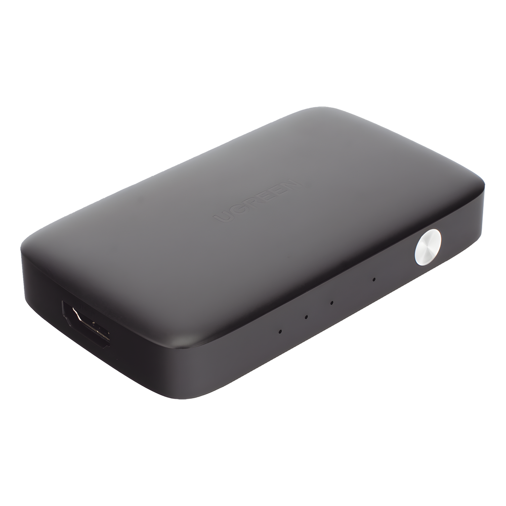 Conmutador HDMI (Switch) 4K@30Hz | 3 Entradas a 1 Salida | 3D | Transmisión Estable | Incluye Control Remoto | Receptor de Infrarrojos | Indicador LED | Chip Inteligente | Incluye Cable Micro USB para Alimentación.