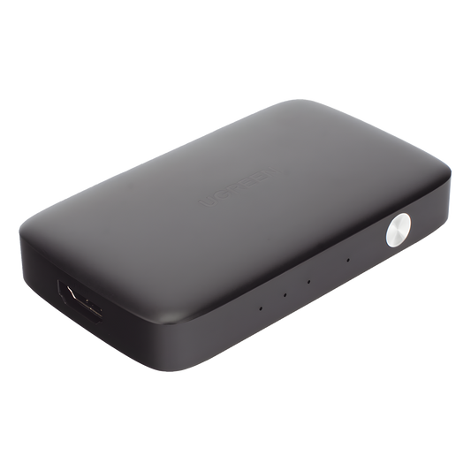 Conmutador HDMI (Switch) 4K@30Hz | 3 Entradas a 1 Salida | 3D | Transmisión Estable | Incluye Control Remoto | Receptor de Infrarrojos | Indicador LED | Chip Inteligente | Incluye Cable Micro USB para Alimentación.