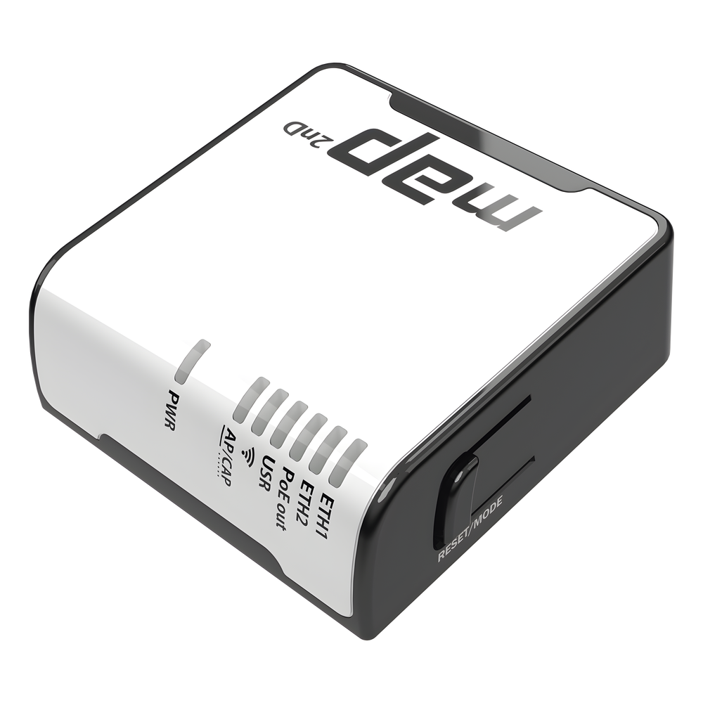 (mAP) 2 Puertos Fast Ethernet, 1 Puerto MicroUSB, WiFi 2.4 GHz 802.11 b/g/n