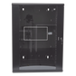 Gabinete PanZone de Montaje en Pared, de 19in, Puerta con Ventana de Seguridad, 18 UR, 635mm de Profundidad, Color Negro