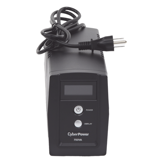 UPS de 750 VA/300 W, Topología Línea Interactiva, Entrada 120 Vca NEMA 5-15P, y 6 Salidas NEMA 5-15R, Con Regulador de Voltaje (AVR)