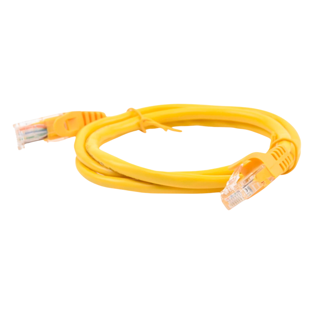 Cable de Parcheo UTP Cat5e - 1 Metro (3.28 Pies) - Amarillo