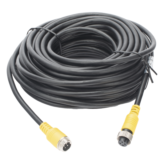 Cable extensor con conector tipo aviación de 15m solo para soluciones de videovigilancia móvil XMR