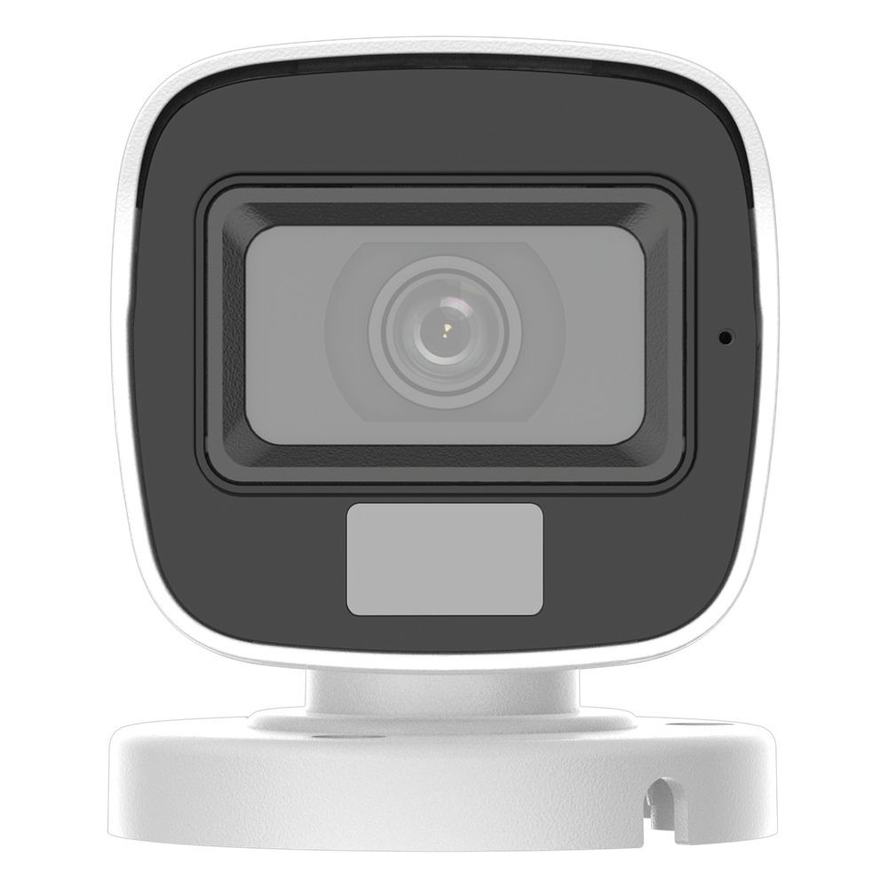 [Dual Light + ColorVu] Bala TURBOHD 3K megapixel / 20 mts IR + 20 mts luz blanca / Lente 2.8 (105° de Visión) / Exterior IP66 / Audio por Coaxitron / TVI-AHD-CVI-CVBS / Metal  / Smart-Hybrid light