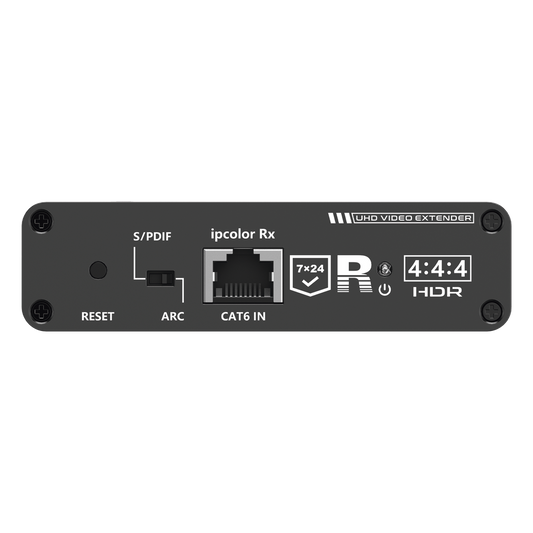 Receptor Compatible para Kits TT- 676 / 4K@60Hz con IR / Distancia de 70 Metros / Conexión en Cascada de hasta 10 Receptores con TT676.