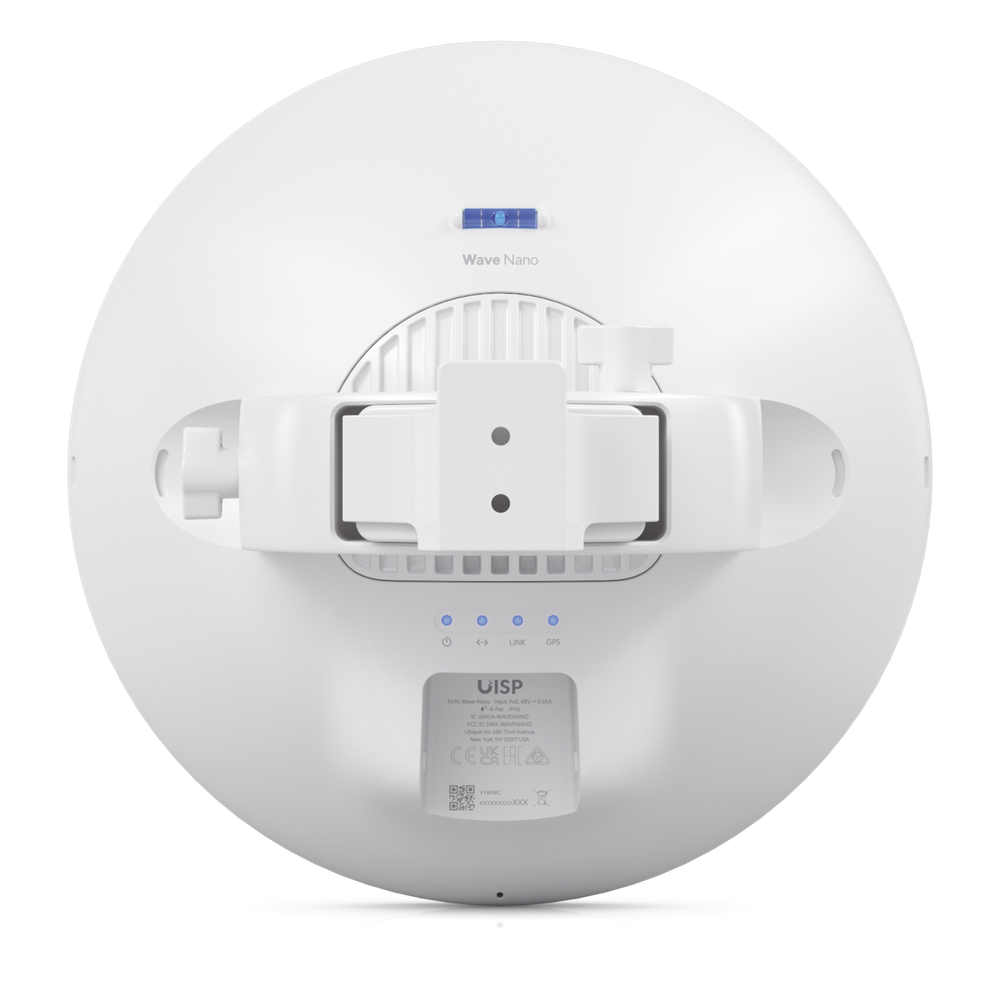 UISP Enlaces PTP/PTMP Wave Nano 60 Ghz, hasta 2 Gbps, respaldo en 5 Ghz, GPS integrado