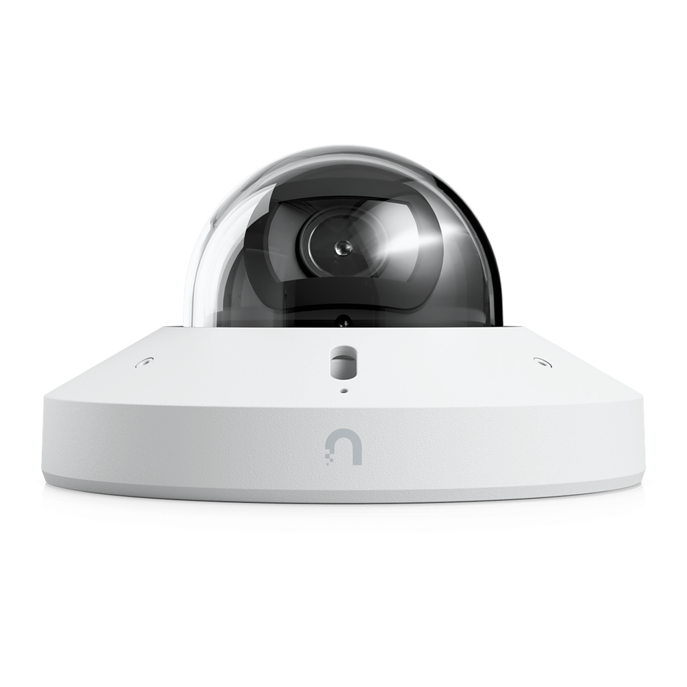 Mini Domo G6 Dome 4K de UniFi Anti vandalismo para Exterior con AI Multi-TOPS / Visión Nocturna IR / Poe+ Audio Bidireccional (Color Blanco)