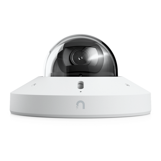 Mini Domo G6 Dome 4K de UniFi Anti vandalismo para Exterior con AI Multi-TOPS / Visión Nocturna IR / Poe+ Audio Bidireccional (Color Blanco)