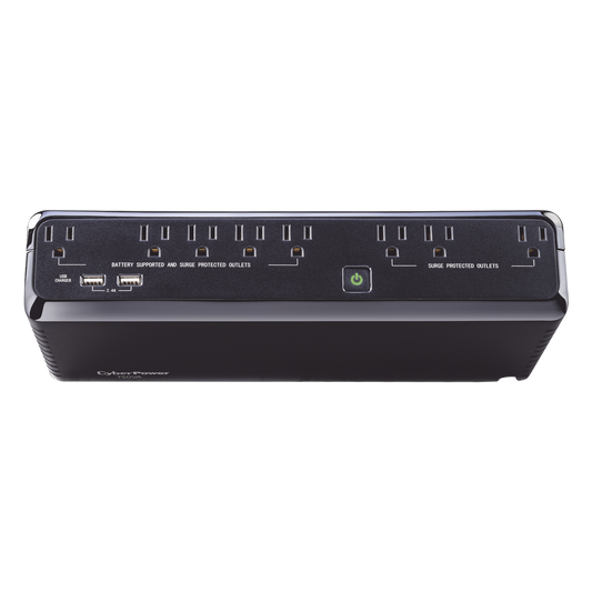 UPS de 750 VA/375 W, Topología Standby, Entrada 120 Vca NEMA 5-15P, de Escritorio, Con 8 Tomas NEMA 5-15R