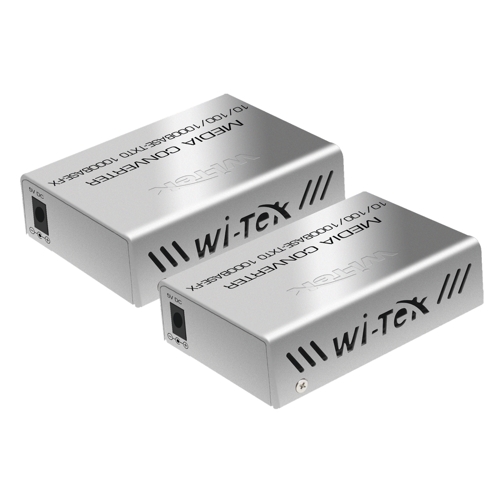Convertidor de medios / Hasta 20 Km / 1 puerto SC/UPC 1000Mbps / 1 puerto RJ45 1000Mbps / WL: Tx 1310nm - Rx 1550nm / incluye 2 piezas A y B