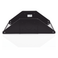 Charola Doble Para Soportar Equipo en Racks de 432 mm de Profundidad, de 19in, 3UR, Color Negro