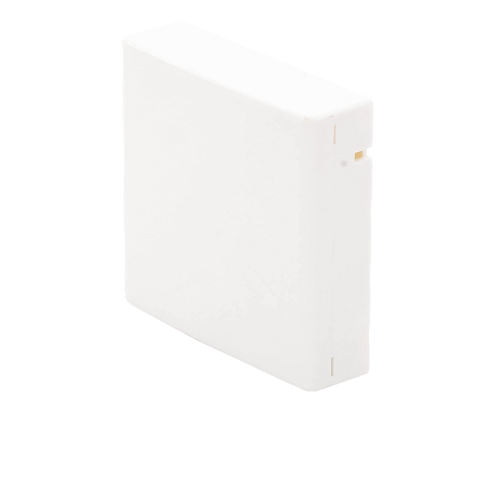 Caja Terminal de Fibra Óptica (Roseta) con un Acoplador SC/APC, Color Blanco