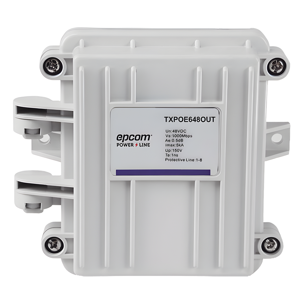 Protector PoE a 10/100/1000 Mbps (exterior) (Cat6 1000Mbps)