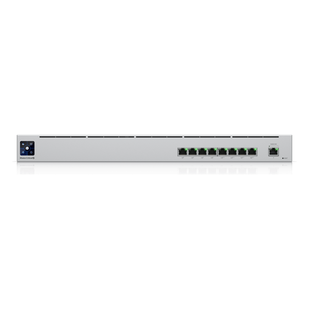 USW Mission Critical – Switch PoE con Batería Integrada de 368 Wh para Alimentación Ininterrumpida de hasta 8 Dispositivos con 120 W PoE Total Disponible