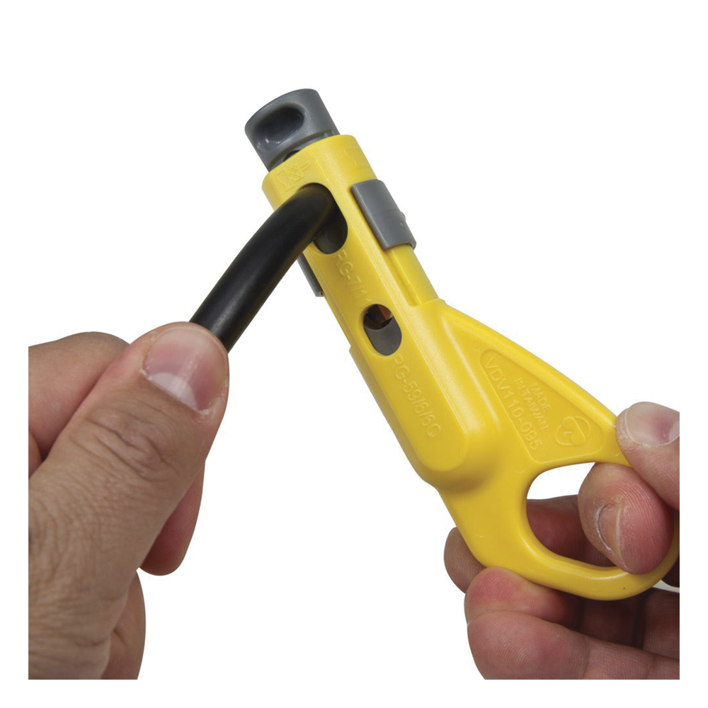 Pelacables Radial de Cables Coaxiales.
