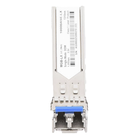 Paquete de 10 Piezas del Modelo (MGB-LX v2) del Transceptor mini-GBIC SFP 1G LC Duplex Para Fibra Monomodo de 20 Km