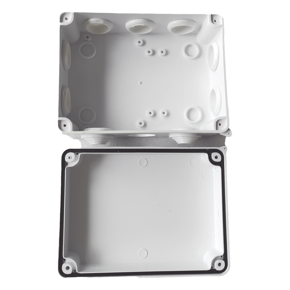Caja de Derivación-Conexión para Exterior IP65 con 10 Entradas / 150 x 110 x 70 mm / Sellado Seguro con Empaque + 4 Tornillos / Resiste Agua, Polvo y Sol Directo