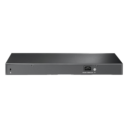 Switch PoE Administrable 24 puertos 10/100/1000 Mbps / 2 puertos SFP / 24 puertos PoE af/at / Presupuesto PoE 250W /