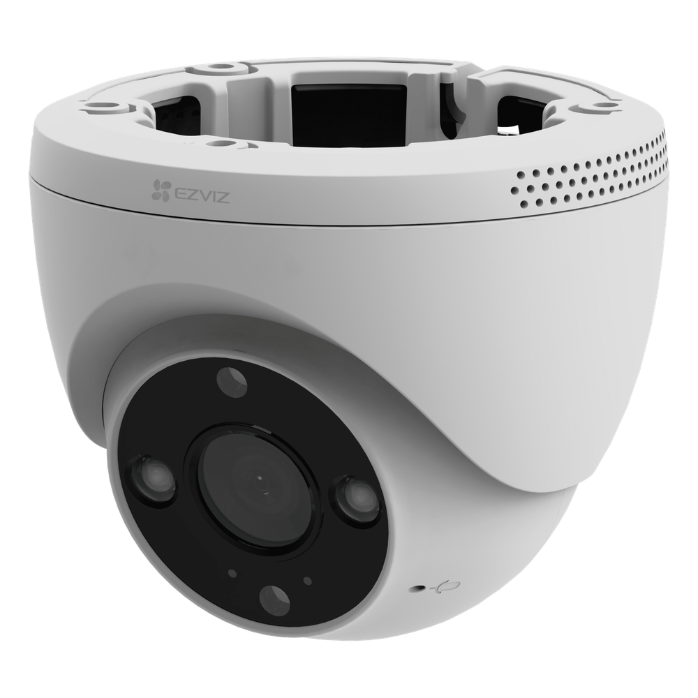 Cámara IP Domo PoE / Resolución 2K  3 Megapixel / Visión Nocturna a Color 30 m / Lente 2.8 mm 106° / Detección IA Humano/Vehículo / Audio Bidireccional / Defensa Activa con Luz y Sirena / IP67