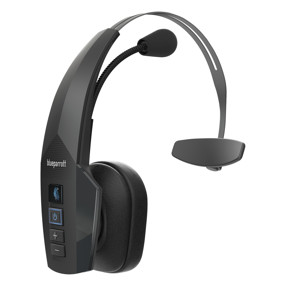 BlueParrott B350-XT , cancelación de ruido del 96%, Bluetooth, IP54, control de voz, para ambientes ruidosos (204260).
