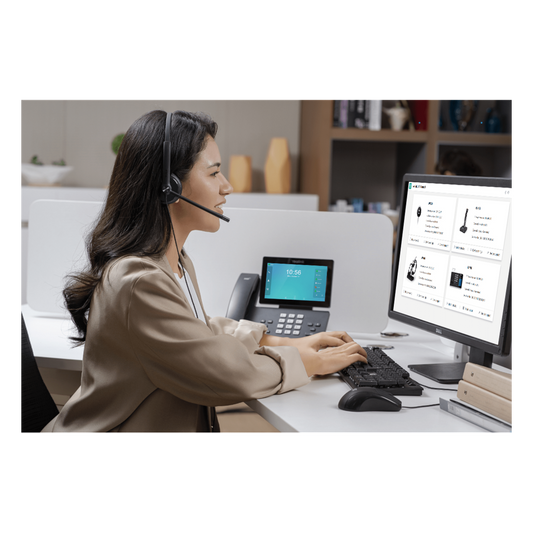 Diadema Alámbrica UH34 Lite Mono Teams de Yealink USB-C/A con Almohadillas de Espuma
