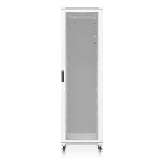 UACC Rack Cabinet 42U (600 × 1000 mm) – Gabinete de Piso Totalmente Ensamblado con Ventiladores Integrados, Paneles Removibles, Ruedas con Seguro y Puerta Frontal Perforada para Óptimo Flujo de Aire