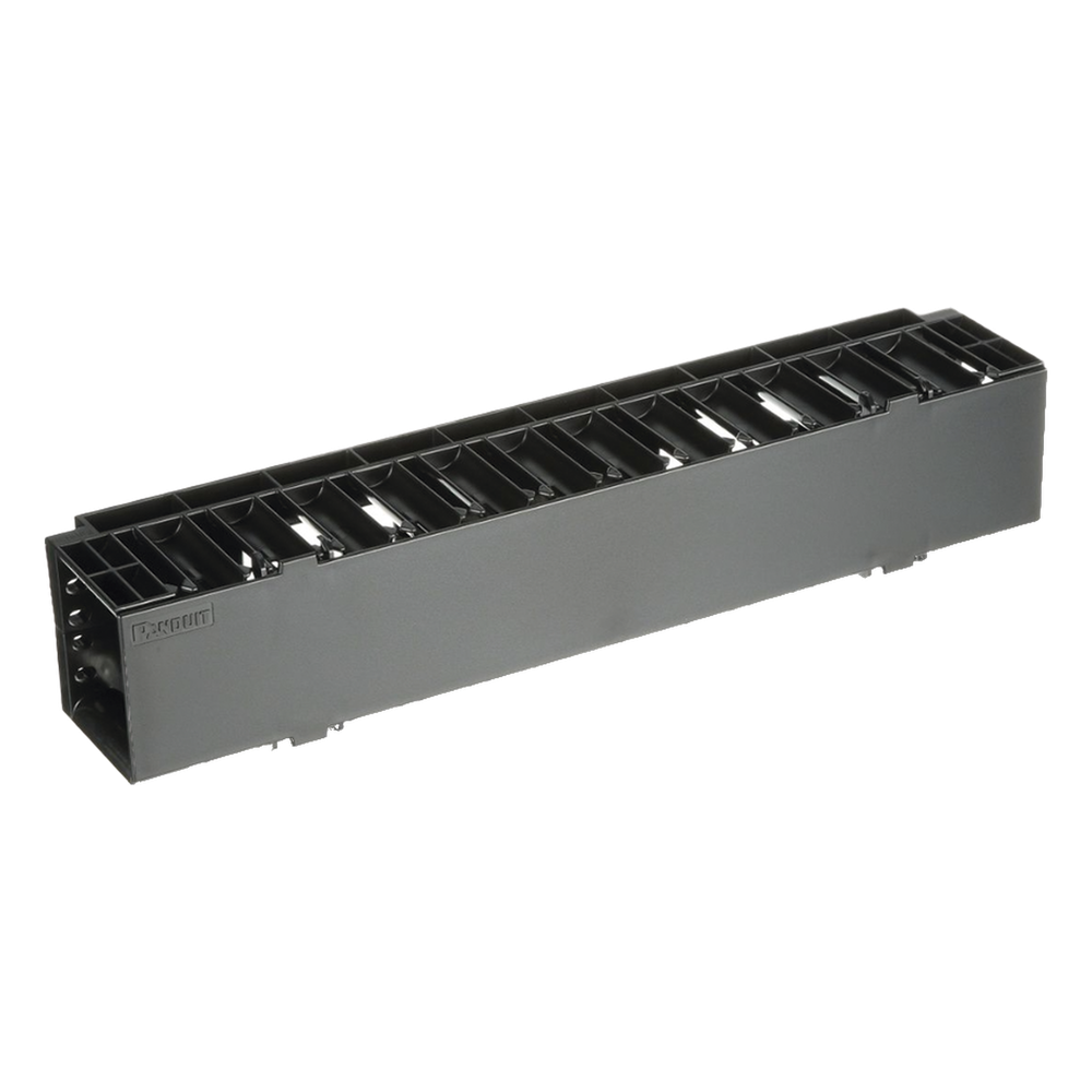 Organizador de Cables Horizontal NetManager, Sencillo (Solo Frontal), Para Rack de 19in, 2UR