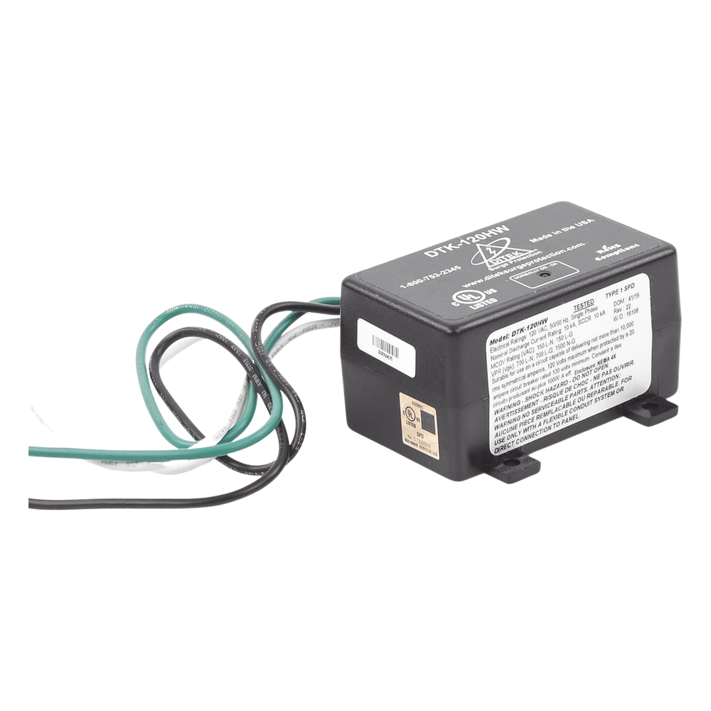 Protector 120 VCA / 15 A / NEMA 4X Exterior / LED Diagnóstico / Paneles de Incendio y Motores