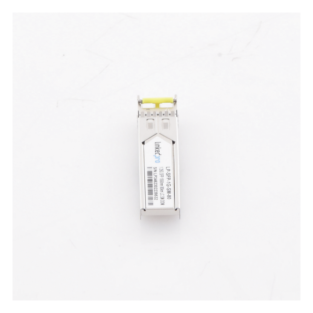 Transceptor Óptico SFP (Mini-Gbic) / Monomodo 1550 nm / 1.25 Gbps / 1000BASE-ZX / Conectores LC/UPC Dúplex / DDM / Hasta 80 km