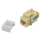 Módulo Jack Keystone Cat5e con Terminación 110 (Punchdown) para Faceplate - Color Amarillo