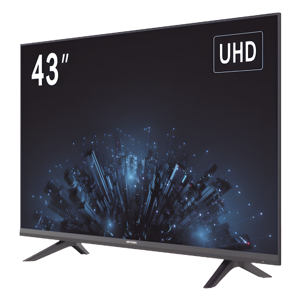 Monitor LED 4K de 43" / Ideal para Oficina y Hogar / Uso 24-7 / Entrada HDMI / Compatible con Montaje VESA (200 X 200) / Bocinas Integradas