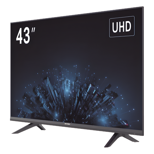 Monitor LED 4K de 43" / Ideal para Oficina y Hogar / Uso 24-7 / Entrada HDMI / Compatible con Montaje VESA (200 X 200) / Bocinas Integradas