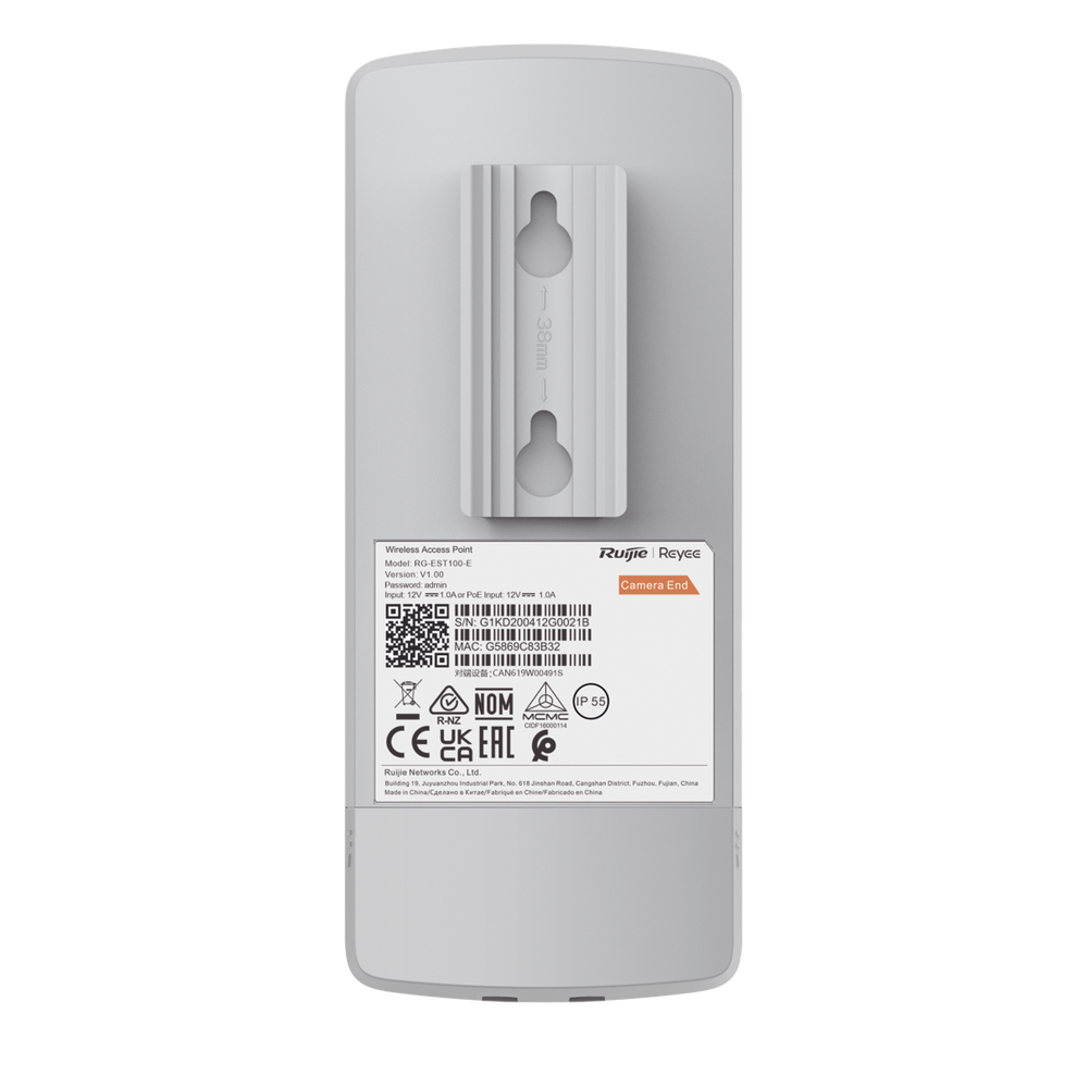 Kit Enlace Inalámbrico Recomendado para Elevadores, hasta 500m o 125 pisos, Preconfigurado, Ajuste Automático, Hasta 300 Mbps, Doble Puerto LAN