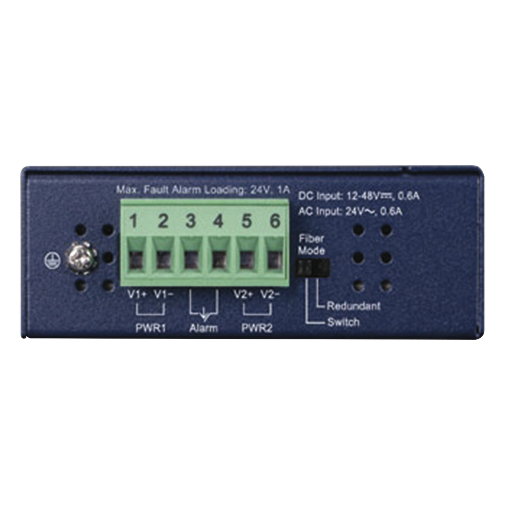 Convertidor de Medios Industrial de 1 Puerto Ethernet 10/100/1000 Base-T a 2 Puertos SFP 100/1000/2500 Base-X