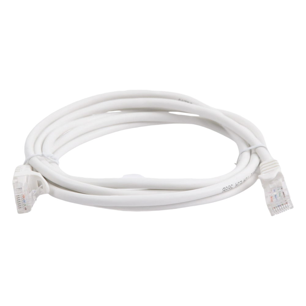Cable de Parcheo UTP Cat5e - 2 Metros (6.56 Pies) - Blanco