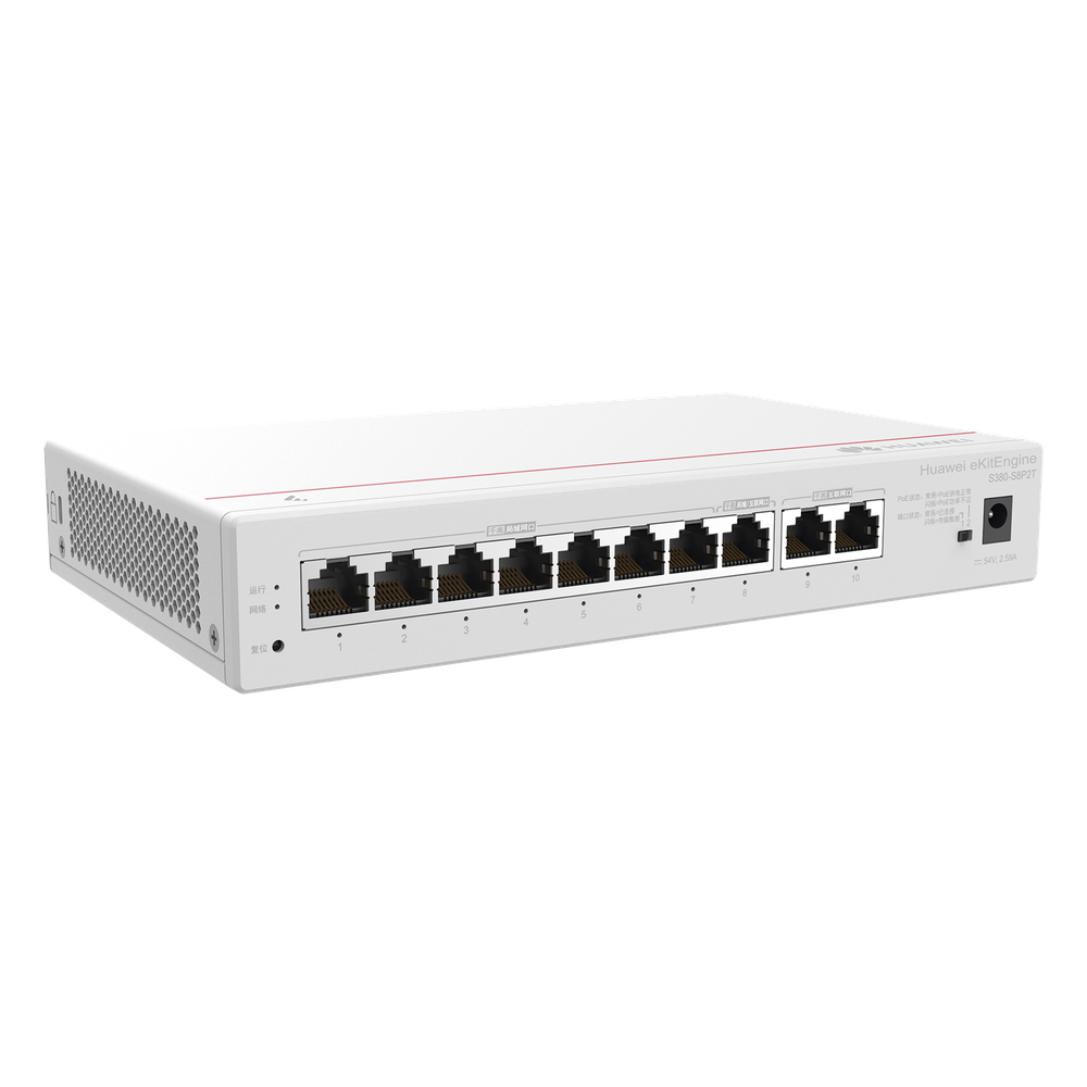 Router eKit / 2 Puertos WAN Gigabit / 1 Puerto LAN/WAN Gigabit  / 7 Puertos PoE LAN Gigabit / Presupuesto PoE 124 W / Rendimiento de 2 Gbps / Controlador (64 APs) / Hasta 250 clientes / Libre de licenciamiento