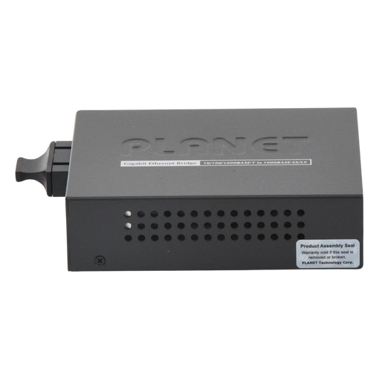Convertidor de Medios UTP/ Fibra Óptica de 1000 Mbps, Multi-Modo, Hasta 550 m, Conector SC