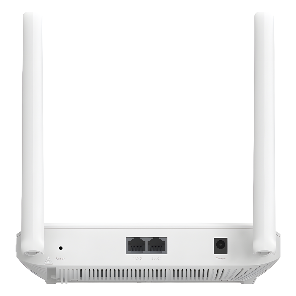 ONU GPON WiFi (2.4/5 GHz), 2 antenas de 5 dBi, Compatible con OLT de Terceros, MIMO 2x2, 2 Puertos Gigabit, conector SC/UPC, (Gestión WAN desde la Interfaz de la ONU)
