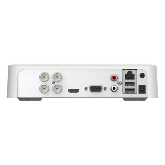 [Audio Bidireccional] DVR 4 Canales TurboHD + 1 Canal IP / 2 Megapixel (1080p) Lite / Acusense Lite (Busqueda Inteligente Personas Vehiculos) / 1 Bahia de Disco Duro / H.265+ / Salida de Vídeo Full HD